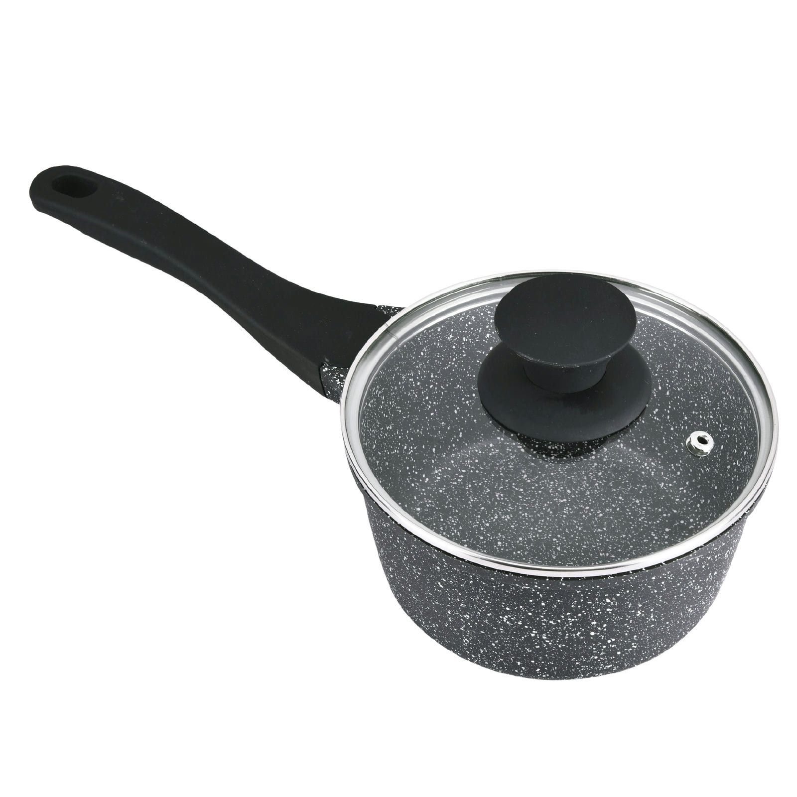 CAZO ALUMINIO FUNDIDO BLACK PIEDRA Ø16 CM.