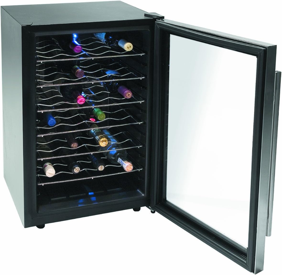 ARMARIO REFRIGERADOR TERMOELECTRICO NEGRO 28 BOTELLAS LACOR