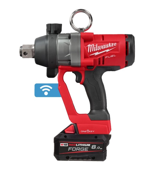 LLAVE DE IMPACTO DE ALTO PAR M18 FUEL™ ONE-KEY™ DE 1" DESAPRIETE 2.400 NM CON ANILLO  M18ONEFHIWF1-802X IMPACT WRENCH IN2 4933499254