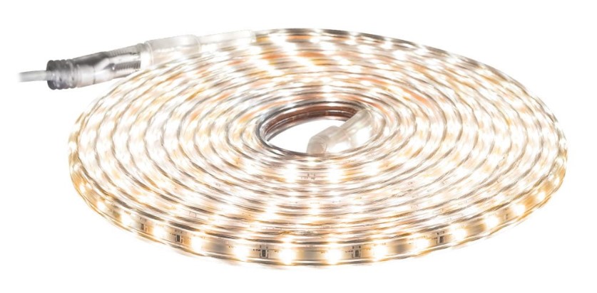 TIRA LED CALIDA 230V IP65 SMD3528 5MT. REF. 25169 MATEL