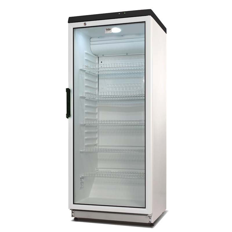 FRIGORIFICO EXPOSITOR 1 PUERTA MARCO BLANCO 290 LT ADN 202/2 BP BEKO