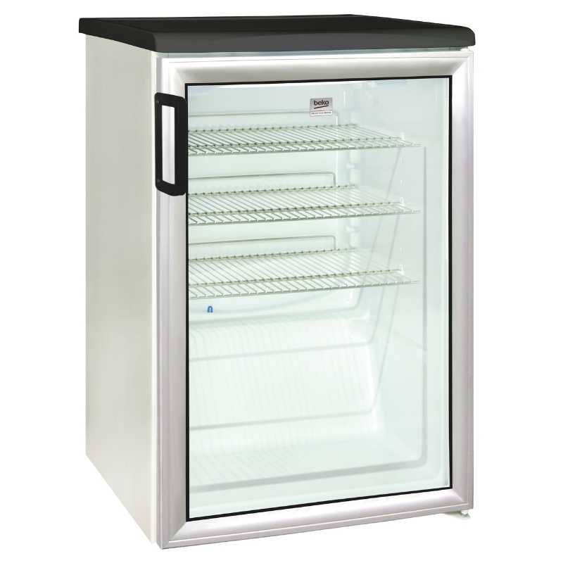 FRIGORIFICO EXPOSITOR 1 PUERTA MARCO ALUMINIO 130 LT ADN 140W BP BEKO