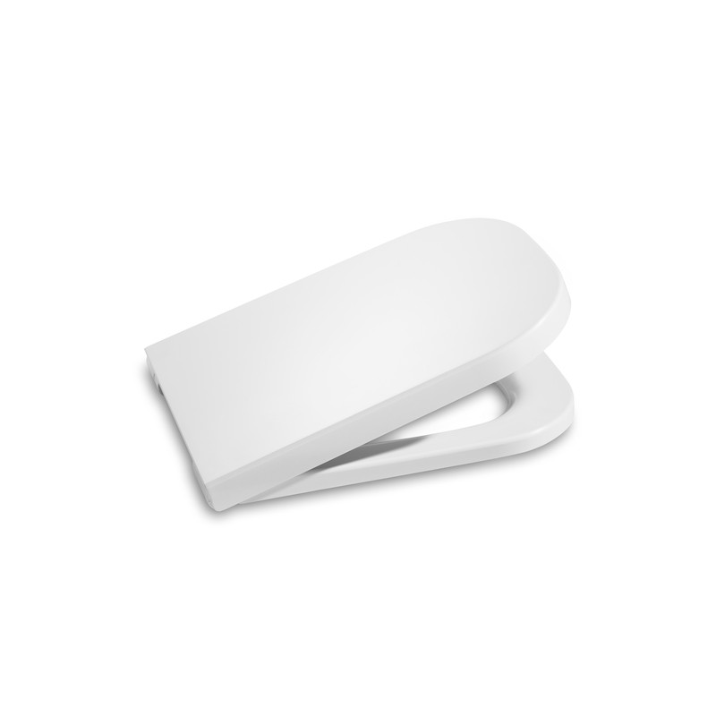 ASIENTO TAPA INODORO THE GAP COMPACTO BLANCA BISAGRAS ACERO INOXIDABLE REF: A801730004