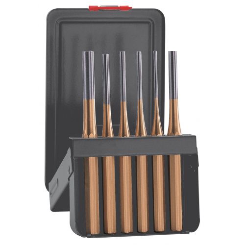 JUEGO DE 6 BOTADORES CILÍNDRICOS DE 150 MM SERIE DORADA