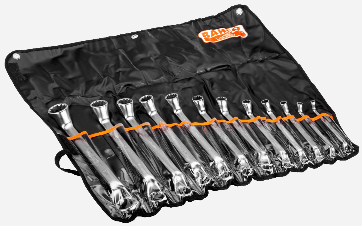 JUEGO LLAVES ESTRELLA 6-32MM DOS BOCAS ACODADAS 12PCS. BAHCO